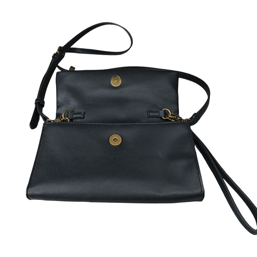FRYE and Co. Flap Wristlet Crossbody Bag Black - Picture 5 of 7